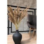 Seramik Vazo Ve 15 Adet Pampas Siyah Natural