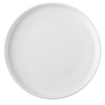 Seramik Yemek Tabakları, Yaratıcı Mat Renk Sır Batı Tabağı Modern Rustik Yemek Takımı- Mutfak Porselen Servis Tabakları (Beyaz, 25,4 cm)