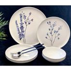 Seramikci Spring Branch Bone China 24 Parça Yemek Takımı