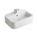 Seramiksan Aqua Oval Dikdörtgen 56 cm Tezgah Üstü Lavabo