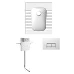 Seramiksan Delta Hela Tasi + Vitra Gomme Rezervuar