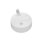 Seramiksan Livello Oval Tezgâh Üstü Batarya Delikli Beyaz Lavabo 42x42 Cm A114010h