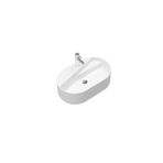 Seramiksan Livello Oval Tezgâh Üstü Batarya Delikli Beyaz Lavabo 65X40 Cm A114020h