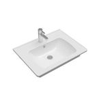 Seramiksan Saturn Flat 60 Cm Etajerli Lavabo Beyaz