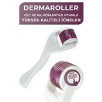 Serap Çınar Cosmetics Dermaroller Beyaz Professional - Saç, Kaş, Sakal Serum Kullanıma Uygun Yeni Seri