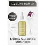 Serap Çınar Cosmetics Saçkıran & Sakal Kıran Alopesi Etkili Vitamin Serum 30ml + Dermaroller Seti Erkeklere Özel