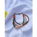serapis accessories Tasarım Doğal Taşlı Etnik Bohem Çoklu Kadın / Kız Mor Bileklik