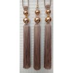 serART MOON SUN 3 LÜ SET FON PERDE KRUVAZE PERDE TAVAN BAĞLAMA BRAÇOLU PERDE AKSESUARI 1 SET