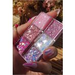 Serashine Glitter Far-yüz Ve Vücut Simi Paleti Pembe 4 Parlak Glitter