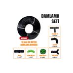 SeraTrend 50 METRE DAMLA SULAMA SİSTEMİ DAMLAMA BORUSU VE EK PARÇALARI BAHÇE AĞAÇ FİDAN SEBZE SULAMA EKİPMANLA