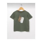 Serays moda Coffe Bardaklı Baskılı Kız/erkek T-shirt