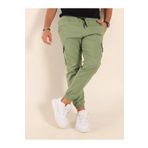 SERAZAT Kargo Pantolon Erkek Yeşil Jogger Pantolon Yandan Cepli Pantolon