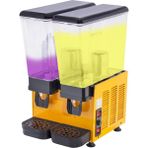 Şerbetmatik Elektrikli Içecek Soğutucu Sebil Makineleri / Ikili Karıştırıcı+Karıştırıcı 20+20lıtre - İkili Karıştırıcılı + Fıskiyeli 20 + 20 Litre