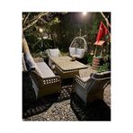 SERCANGARDEN Rattan Bahçe Takımı Oturma Grubu 3'lü