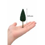 serce Minyatür Karaçam •Teraryum •Diorama •Maket •Sukulent Dekoru – Minyatür Ağaç Figürü (9,5 cm)
