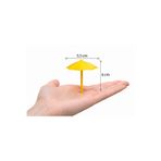 serce Sarı Plaj Şemsiyesi – 6 cm – 1:50 Ölçek