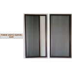 Serdar Sineklik Sistemleri Fındık (Koyu Kahve) (0 - 90 x 0 - 220) Akordeon Pileli Kapı Sinekliği - Fındık;Kahverengi - 0-90×0-220