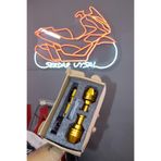 SERDAR UYSAL MODİFİYE CENTER HONDA PCX TÜM MODELLERE UYUMLU EGZOZ TAKOZ METAL GOLD RENK