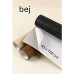 Serdax Extra Yapışkanlı Suni Deri - Bej 45X150 cm - 45 cm