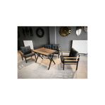 Serdemdizayn 2+1+1+MASA BAHÇE BALKON MOBİLYA TAKIMI (ANTRASİT)