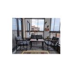 Serdemdizayn Serdem 2+1+1+Sehpa Bahce Balkon Mobilyasi