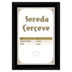 Sereda Çerçeve 50x70cm-1000 Parça Puzzle Çerçevesi-dikey Askı-33a03-siyah