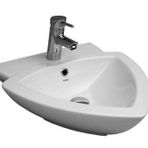 Serel 2036TDS000 Tezgah Üstü 49,5x52 cm Üçgen Lavabo