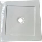 Serel - 80X80 cm Seramik Duş Teknesi Flat Outlet - 40249SS000- - 80 x 80 cm