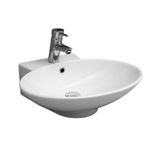 Serel - Chamonix Tezgah Üstü Lavabo 55 cm Beyaz OUTLET - CH01TDS000-