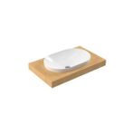 Serel E.C.A Serel Sapphire Tezgah Üstü Gömme Lavabo 40X60 SP33DXS110H - Beyaz