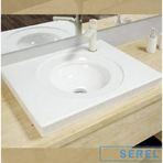 Serel - Poseidon Tezgah Üstü Lavabo 65 cm Beyaz OUTLET - PS30SDS110AB-