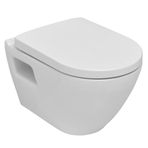 Serel Smart Kanalsız Asma Klozet + Serel Beta Yavaş Kapanan Klozet Kapağı (SM26ODS110H+223BT00002)