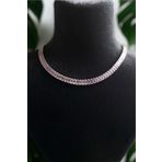 Serelia Mor Zirkon Taşlı Baget Model Su Yolu Silver Kolye (Silver/Standart)