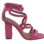 Serena 05 Liu Jo C-Patent Sandalet/logato topuk, Fuşya 00021, 40 EU