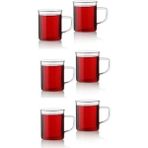 Serenad 6'lı Isıya Dayanıklı Kulplu Çay Bardağı