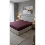 Serenat Home Tek Kişilik Lastikli Çarşaf, 100 x 200 cm, Bordo