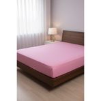 Serenat Home Tek Kişilik Lastikli Çarşaf, 100 x 200 cm, Pembe