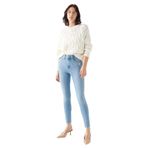 Serenay Yıkamalı Gold Shape Jean Pantolon 100980-80533 Mavi-80533 27/27