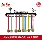 Serend Jimnastik Temalı 2,5 mm Kalınlıkta Elektrostatik Toz Boya Kaplı Madalya Askılığı