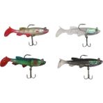 Serendipitous Adet Gelmesi 8 cm 14G Yumuşak Yem Kurşun Kafa Deniz Balık Lures Olta Takımı Keskin Tiz Kanca T Kuyruk (Yurt Dışından) - Siyah