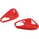 Serendipitous Araba Iç Kapı Kolu Kase Kapağı Trim Sticker Mercedes Benz Smart 451 Fortwo 2010-2014 Aksesuarları, Kırmızı (Yurt Dışından)