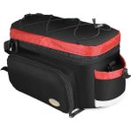 Serendipitous Bisiklet Su Geçirmez Pannier Çanta Büyük Kapasiteli Dayanıklı Arka Koltuk Bagaj Çantası Bagaj Taşıyıcı Bisiklet Kılıfı, Kırmızı (Yurt Dışından) - Siyah