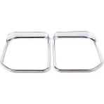 Serendipitous Dikiz Aynası Yağmur Kaş Çerçeve Dekorasyon Kapak Trim Toyota Fj Cruiser 2007-2021 Için Dış Aksesuarlar (Yurt Dışından) - Siyah
