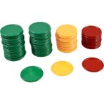 Serendipitous Kırmızı Sarı Yeşil Yuvarlak Şekilli Mini Poker Fişleri Şanslı Oyun Sahne 69 Adet (Yurt Dışından) - Beyaz