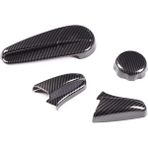 Serendipitous Toyota Fj Cruiser 2007-2021 Abs Karbon Fiber Araba Koltuğu Ayarlama Düğmesi Kapağı Döşeme Dekoratif Çıkartma Aksesuarları (Yurt Dışından) - Siyah