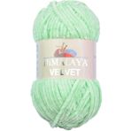 serenitsu Himalaya Velvet Kadife El Örgü İpi 100 gr Amigurumi Oyuncak ipi (90007 Su Yeşili)