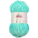 serenitsu Himalaya Velvet Kadife El Örgü İpi 100 gr Amigurumi Oyuncak ipi (90035 Turkuaz)