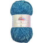 serenitsu Himalaya Velvet Kadife El Örgü İpi 100 gr Amigurumi Oyuncak ipi (90041 Mavi)