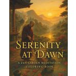Serenity at Dawn: A Zen Garden Meditation Coloring Book: 45 Tranquil Pages of Japanese Temples, Mandalas, & Peaceful Landscapes to Calm the Mind