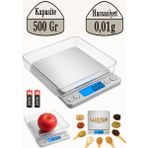 Serenity Haven 500 gr Hassas Terazi 001 G Mutfak ve Diyet Pilli - Mercan
